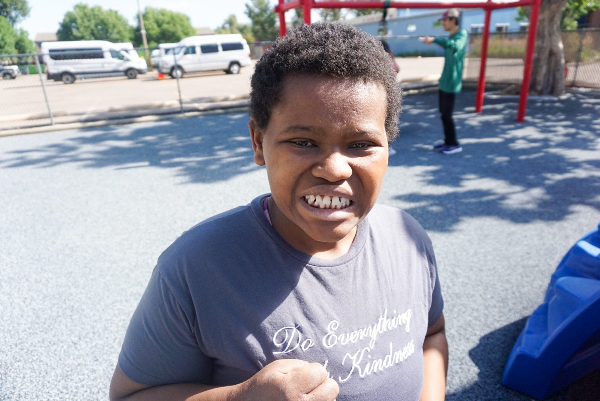 A member of the Laradon community